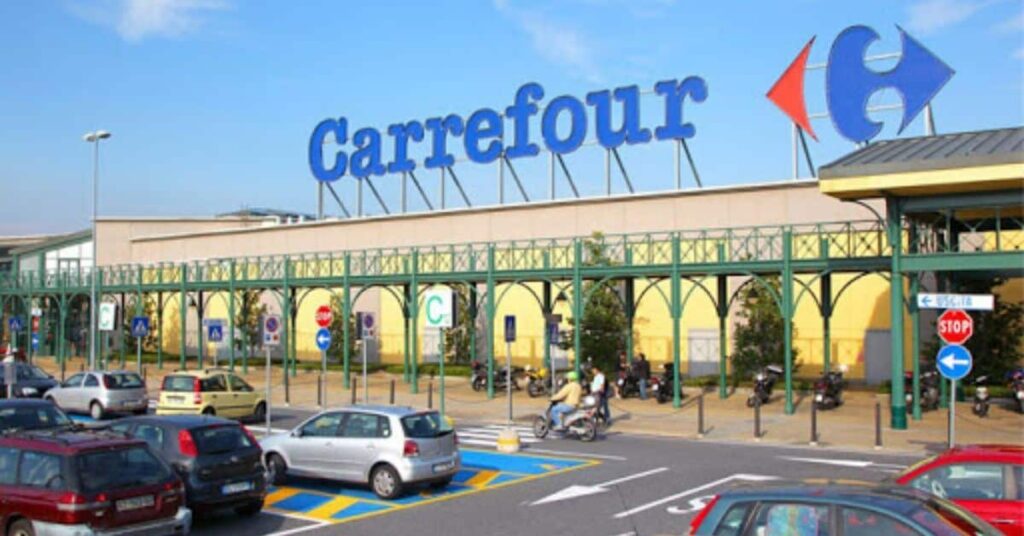 photo d'un supermarché carrefour