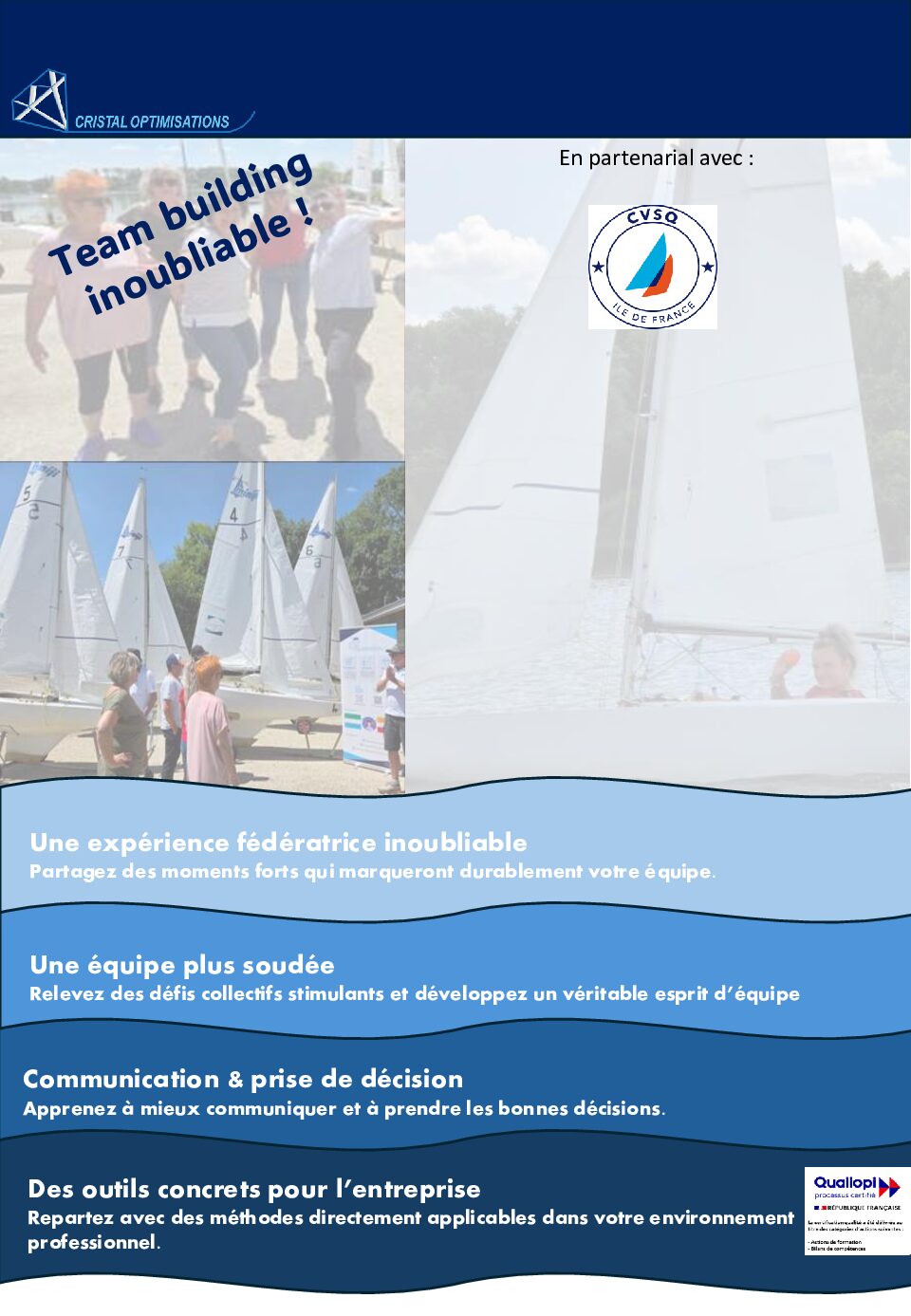 Teambuilding : Cohésion d’Équipe autour de la Voile
